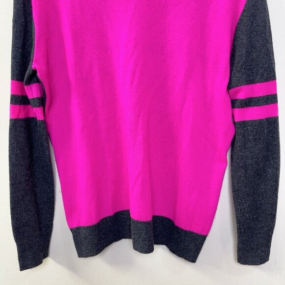 Autumn Cashmere Mens Xsmall Crew Neck Pink Grey Sweater - Picture 11 of 12